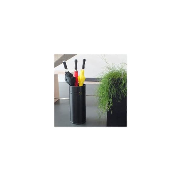 Paraplyställ - Grafit - Rund - Svart Metall - 50 cm - Modern Design