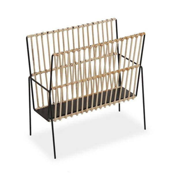 Tidningsställ Versa Metall Harts Trä MDF 19 x 35,5 x 36 cm