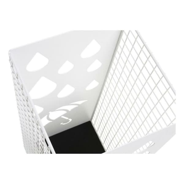 Sateenvarjoteline DKD Home Decor Musta Metalli Valkoinen (19.5 x 20 x 47.5 cm) (2 pcs)
