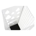 Pikkukuva 3 / 3: Sateenvarjoteline DKD Home Decor Musta Metalli Valkoinen (19.5 x 20 x 47.5 cm) (2 pcs)