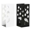 Pikkukuva 1 / 3: Sateenvarjoteline DKD Home Decor Musta Metalli Valkoinen (19.5 x 20 x 47.5 cm) (2 pcs)