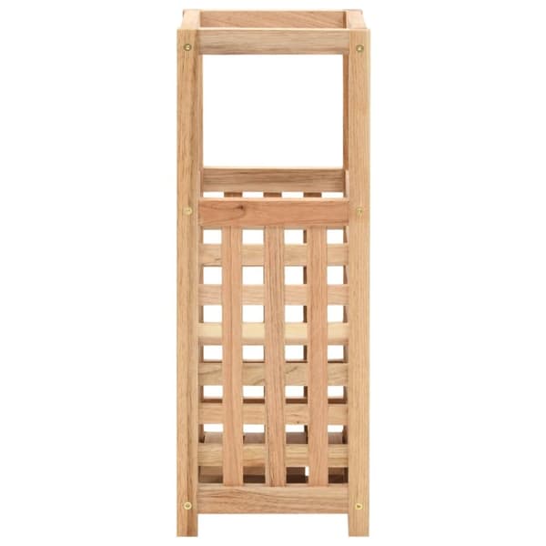 vidaXL paraplystativ massivt valnøddetræ 18 x 18 x 50 cm -  Paraplyholdere & –stativer