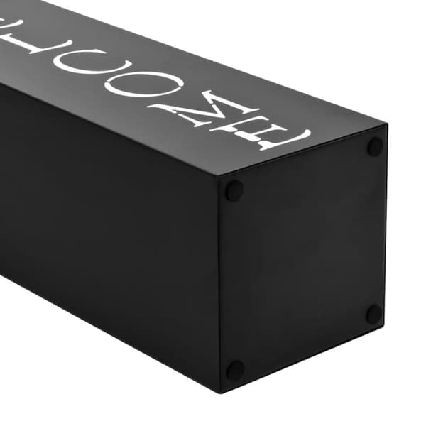 The Living Store paraplystativ velkommen stål sort -  Paraplyholdere & –stativer