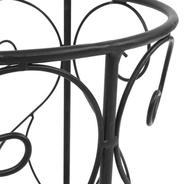 Sateenvarjotelineet - Living Sateenvarjoteline vintagetyyli teräs 26x46 cm musta