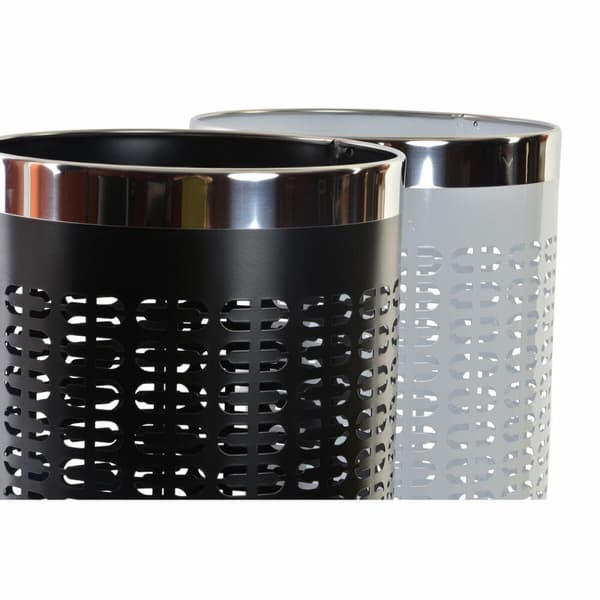 Paraplyställ DKD Home Decor 23 x 50 cm Vit Svart Stål 23 x 23 x 50 cm (2 antal)