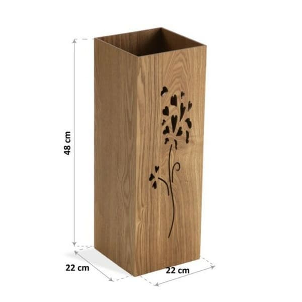 Paraplyholder Cvetlice Træ MDF (22 x 48 x 22 cm) - Natural