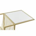 Miniatyrbillede 5 af 5: Tidsskriftholder DKD Home Decor Gylden Metal Spejl 48 x 35 x 71 cm