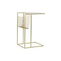 Miniatyrbillede 1 af 5: Tidsskriftholder DKD Home Decor Gylden Metal Spejl 48 x 35 x 71 cm