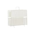Miniatyrbillede 1 af 3: Tidsskriftholder DKD Home Decor Hvid Natur Metal flet Boho 36,5 x 15 x 41 cm