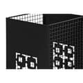 Pikkukuva 3 / 3: Sateenvarjoteline DKD Home Decor 19 x 19 x 47,5 cm Musta Harmaa Metalli Loft (2 osaa)