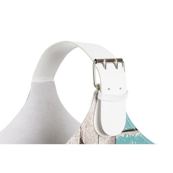 Lehtiteline DKD Home Decor 40 x 18 x 41 cm Monivärinen Kartonki Välimeren (2 osaa)