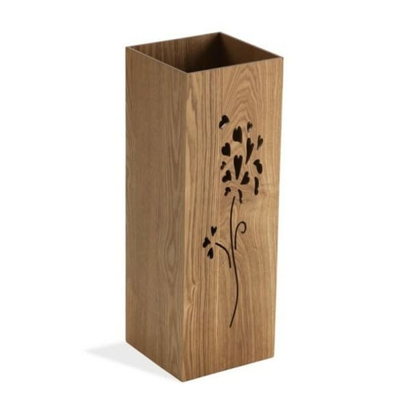 Paraplyställ Virágok Trä MDF (16,8 x 48 x 16,8 cm) (22 x 48 x 22 cm) - Naturlig