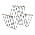 Miniatyrbild 1 av 3: Tidningsställ DKD Home Decor 8424001814008 41 x 31 x 36 cm Svart Järn Trä MDF