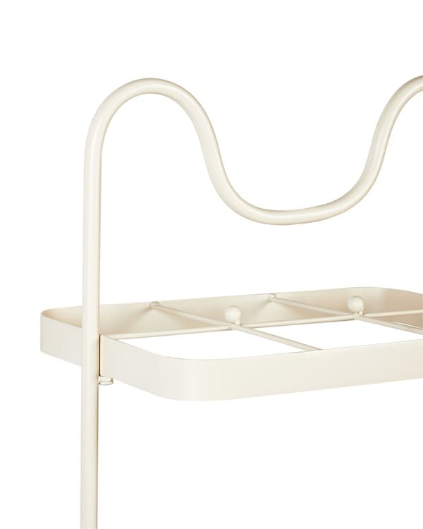 Paraplystativ Beige Metall Jern 36 x 26 x 65 cm Moderne design Oppbevaring Entré