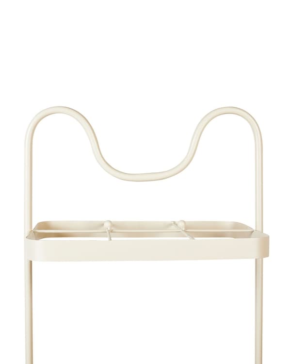 Paraplystativ Beige Metall Jern 36 x 26 x 65 cm Moderne design Oppbevaring Entré