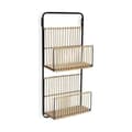 Miniatyrbillede 1 af 3: Tidsskriftholder Versa Metal Harpiks Træ MDF 12 x 68 x 32 cm Moderne