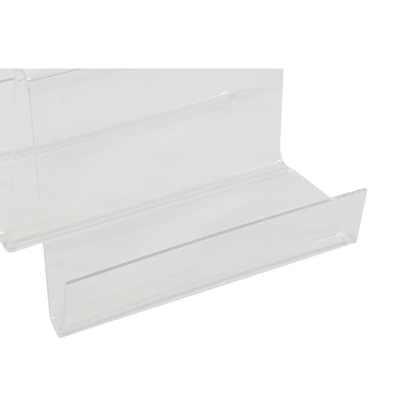 Tidsskriftholder DKD Home Decor Gennemsigtig Akryl (30 x 31 x 25 cm)