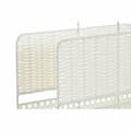 Miniatyrbillede 3 af 3: Tidsskriftholder DKD Home Decor Hvid Natur Metal flet Boho 36,5 x 15 x 41 cm