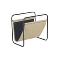 Miniatyrbillede 1 af 3: Tidsskriftholder DKD Home Decor 39 x 26 x 36 cm Natur Sort Metal