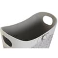 Pikkukuva 3 / 3: Lehtiteline DKD Home Decor Sininen Valkoinen Harmaa Vaaleanpunainen Polyuretaani PVC 39 x 21 x 34 cm (2 osaa)