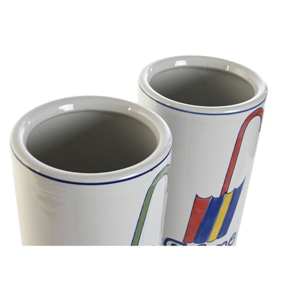 Paraplystativ DKD Home Decor Multifarvet Urban 19 x 19 x 44 cm 19 x 19 x 45 cm (2 enheder)
