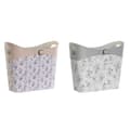 Miniatyrbilde 1 av 3: Magasinstativ DKD Home Decor Hvit Grå Syrin Lyse Rosa Polyuretan 39 x 21 x 34 cm (2 enheter)