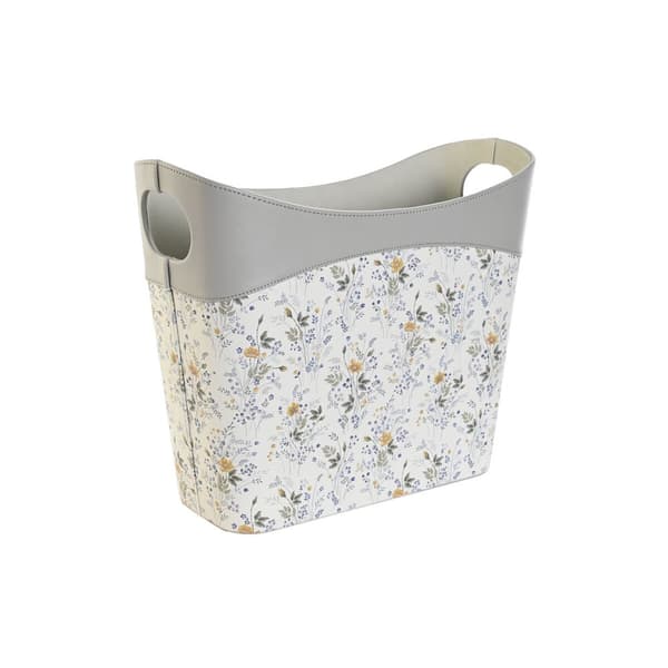 Tidningsställ DKD Home Decor Vit Grå Lila Ljusrosa Polyuretan 39 x 21 x 34 cm (2 antal)