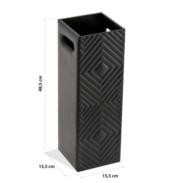 Paraplystativ Versa Sort 15,5 x 48,5 x 15,5 cm
