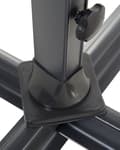Miniatyrbillede 5 af 8: Parasol mørkegrå polyester og sort aluminium ø 240 x 300H cm ottekantet Foldbar Foldemekanisme 100 procent vandtæt design 360 graders rotation