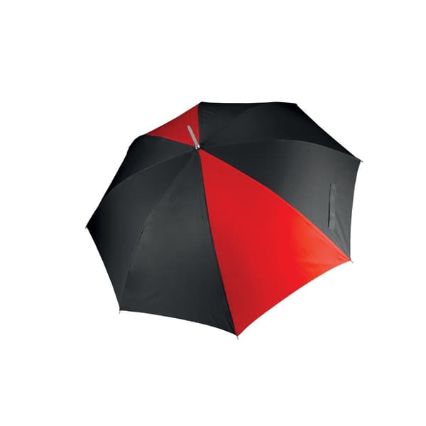 Kimood Unisex Golfparaply med automatisk åbning (pakke med 2 stk.) Black/ Red One Size