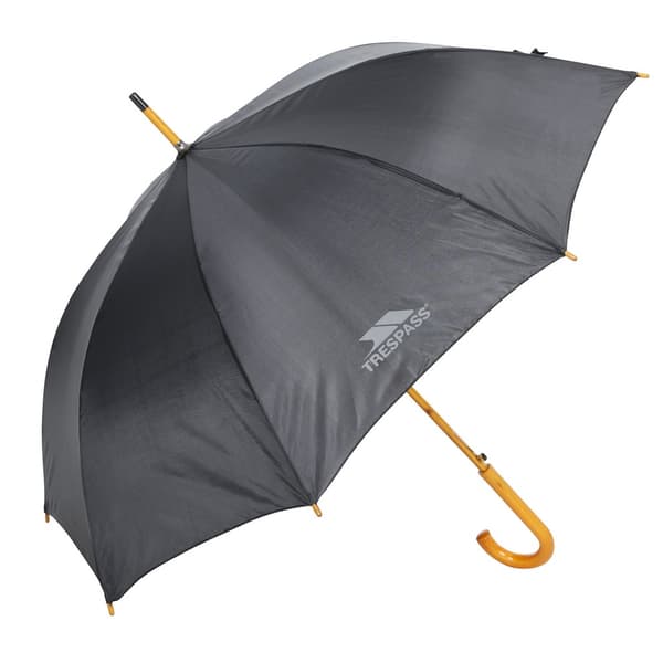 Trespass Adults Baum Umbrella Black One Size
