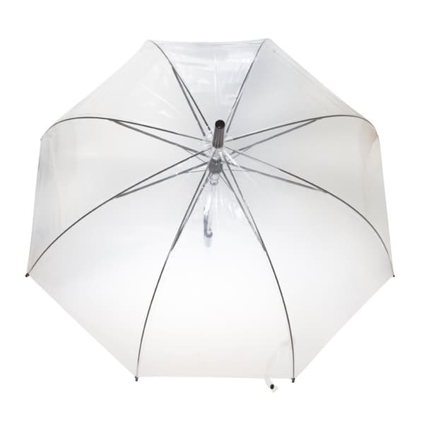 X-Brella Unisex Adults 23in Clear Canopy Stick Umbrella