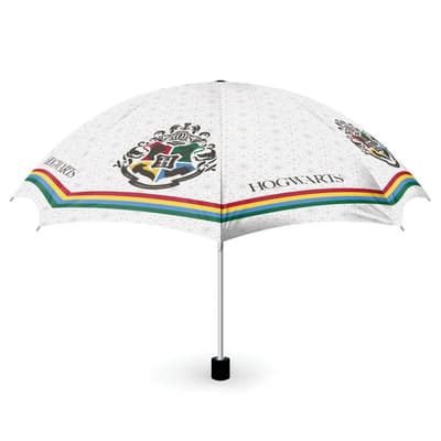 Harry Potter Hogwarts stribet paraply med foldning