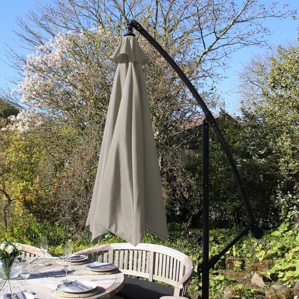 Beige Cantilever Parasol | 300cm wide