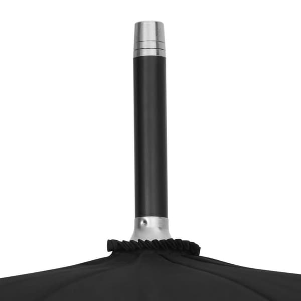 vidaXL Paraply automatisk svart 105 cm