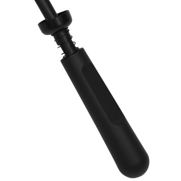 vidaXL Sateenvarjo musta 130 cm