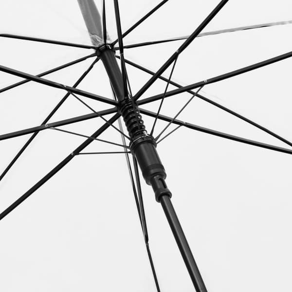 vidaXL Sateenvarjo läpinäkyvä 107 cm