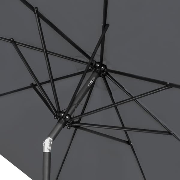 VONROC Premium Parasoll Recanati Ø300cm – Justerbart, Vinklingsbart, UPF 50+ Solskydd, Inklusive Parasollöverdrag (Fot Ingår Ej)