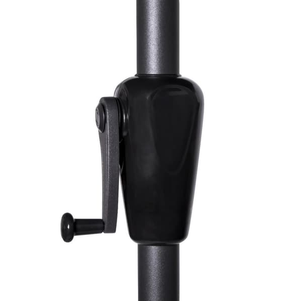 VONROC Premium Parasoll Recanati Ø300cm – Justerbart, Vinklingsbart, UPF 50+ Solskydd, Inklusive Parasollöverdrag (Fot Ingår Ej)