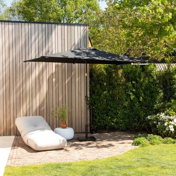 VONROC Premium Parasoll Rapallo 200x300cm – Justerbart, Högkvalitativ Polyesterduk, 50+ UPF, Inkl. Överdrag