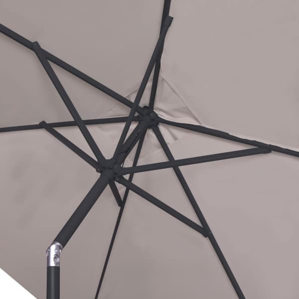 VONROC Premium Stangparasol Rapallo 200x300cm - inkl. overtræk - rektanglær | Beige
