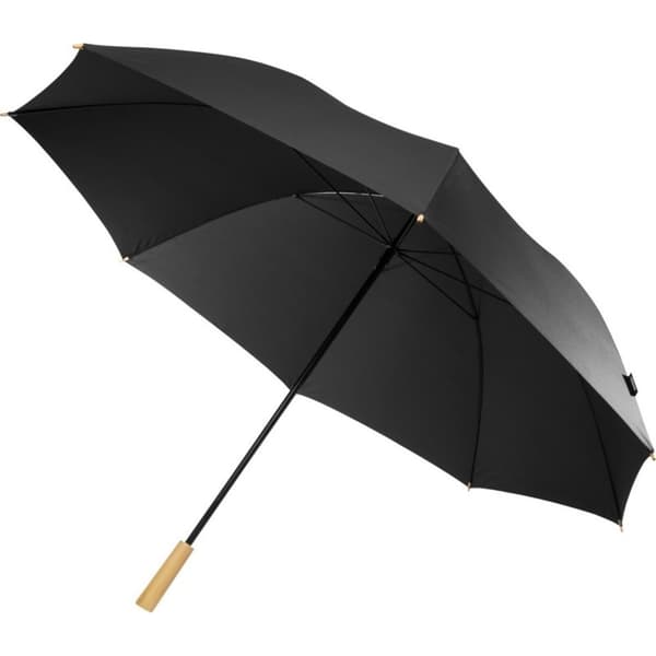 Avenue Romee RPET Recycled Golf Umbrella Solid Black One Size