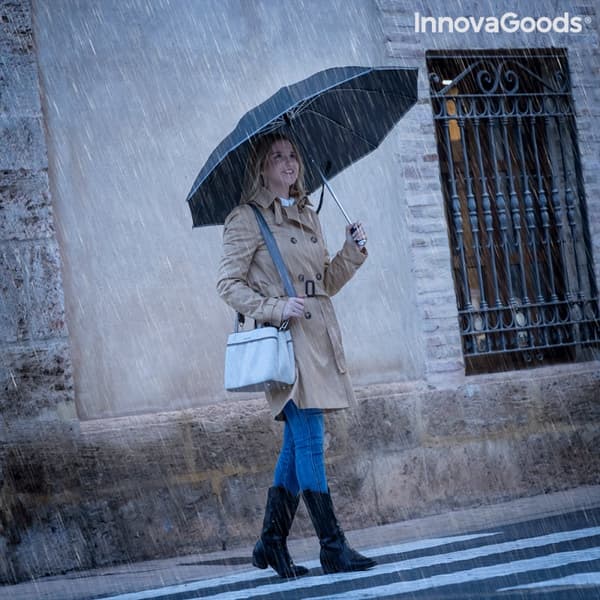 Paraply med omvendt lukking og LED Folbrella InnovaGoods