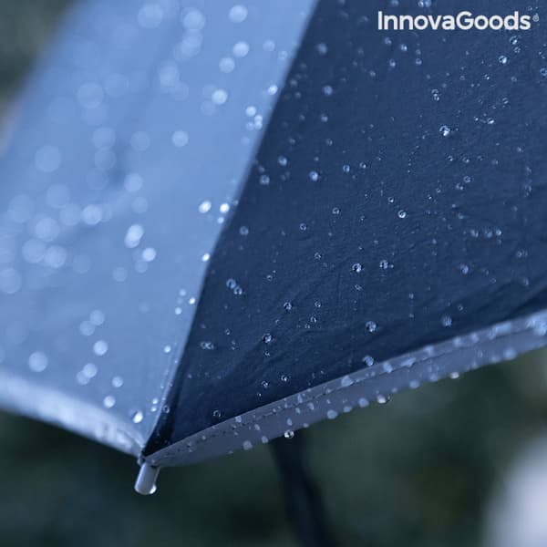 Paraply med omvendt lukking og LED Folbrella InnovaGoods