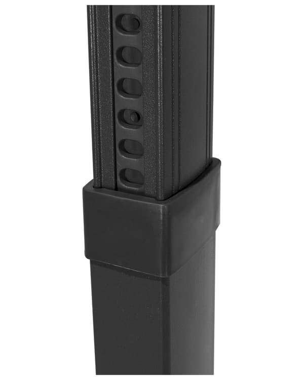 Hagesolparasoll Burgundy Canopy Black Steel Pole 235 cm Værbestandig Cantilever med sveivemekanisme