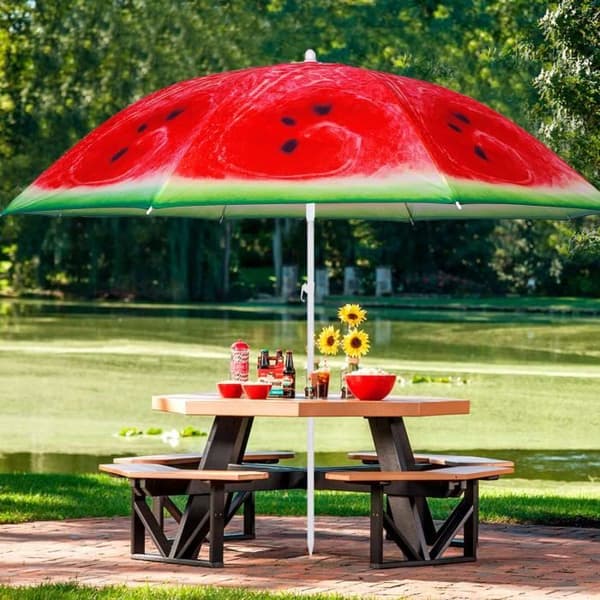 SPRINGOS® Parasoll, trädgård 160 cm