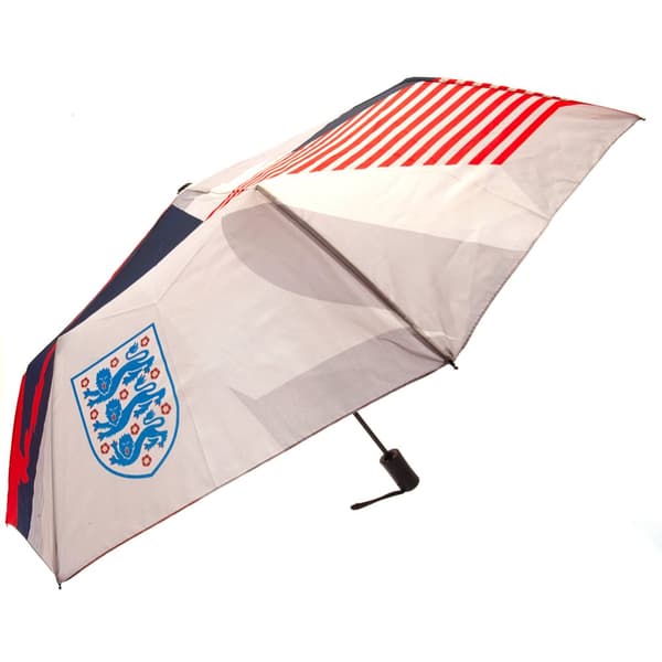 England FA Crest Folding Umbrella White/Red/Blue One Size