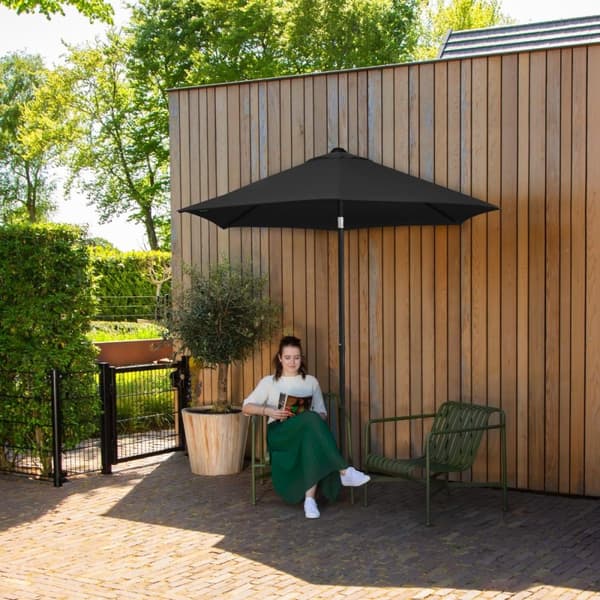 VONROC Premium Parasoll Torbole Ø200cm – 50+ UV-Skydd, Lätt och Kompakt, Perfekt för Strand och Uteplats