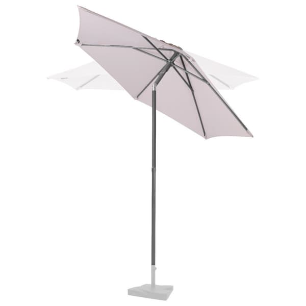 VONROC Parasoll Torbole Ø200cm – Kompakt och UV-Skyddande – Perfekt för Strand eller Uteplats – Inkl. Överdrag