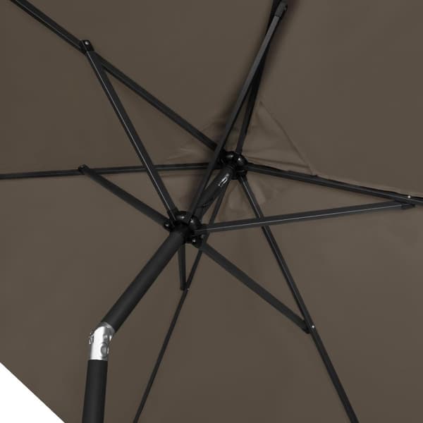 VONROC Parasoll Rapallo 200x300cm – Premium Solskydd, Vinklingsbart, 50+ UPF och Överdrag, Taupe